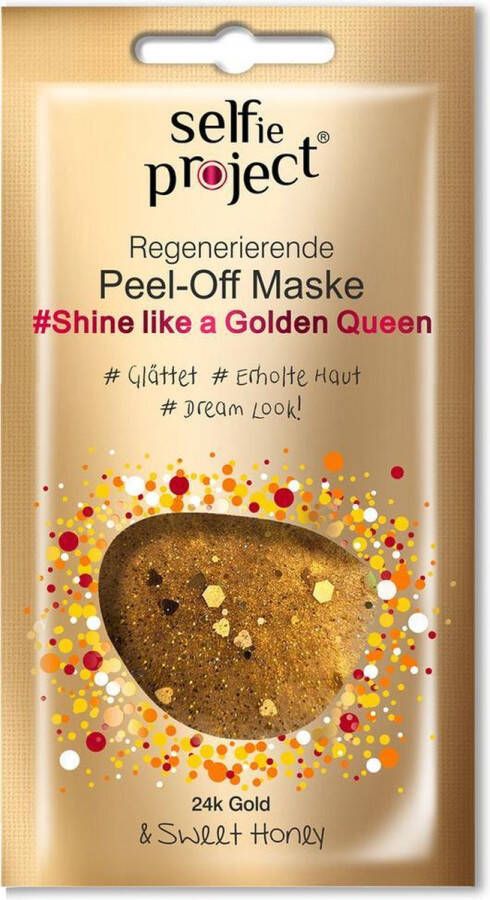 Selfie Project Gezichtsmasker Peel-Off Shine like a Golden Queen 12 ml