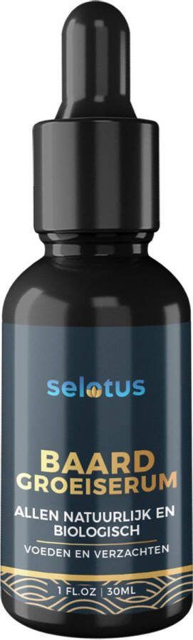 Selotus Baardgroei olie Baardgroei Serum premium Baardgroei middel Baardgroei stimuleren Baardverzorging Baardgroei versnellen – 30ML