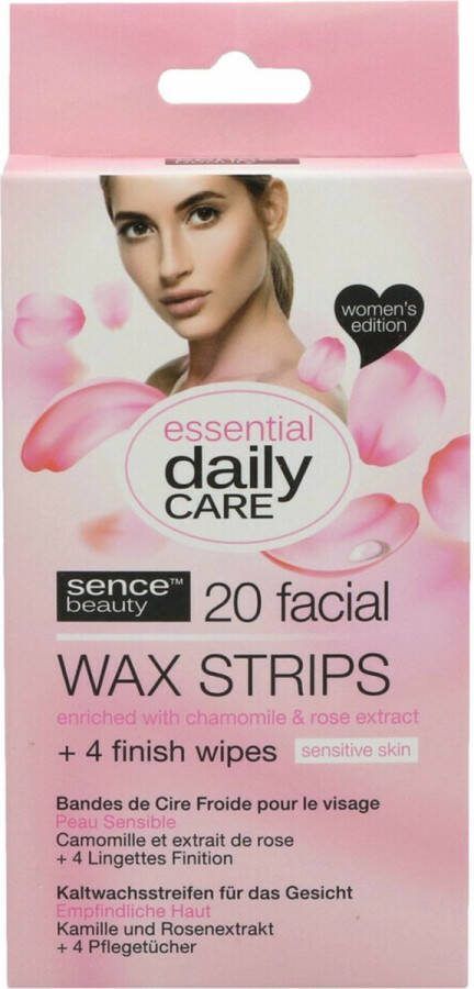 Sence 6x Wax Strips voor het Gezicht 20 stuks