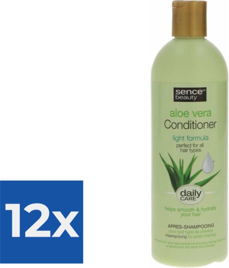 Sence Aloë Vera Conditioner 400 ml Voordeelverpakking 12 stuks