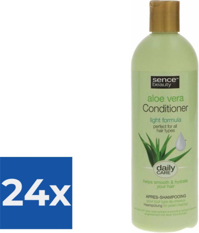 Sence Aloë Vera Conditioner 400 ml Voordeelverpakking 24 stuks