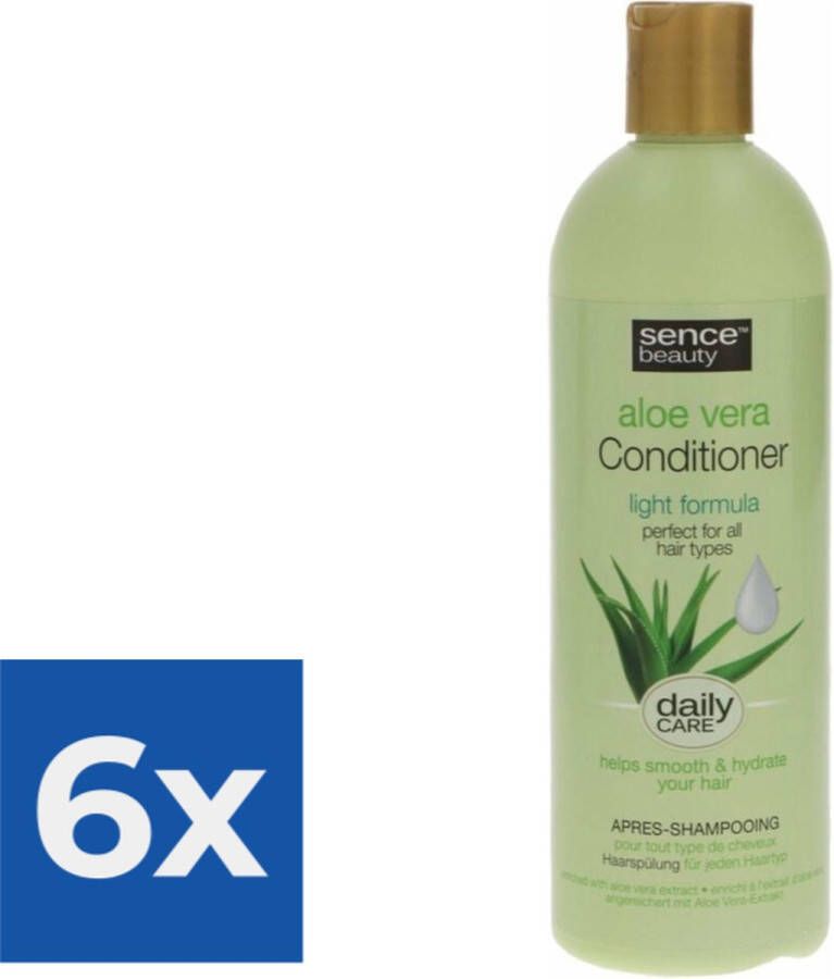 Sence Aloë Vera Conditioner 400 ml Voordeelverpakking 6 stuks