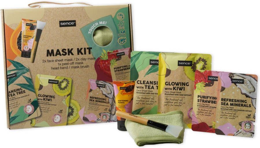 Sence Collection Gezichtsmaskers Kit Geschenkset Planet Love 7-delig 1 set