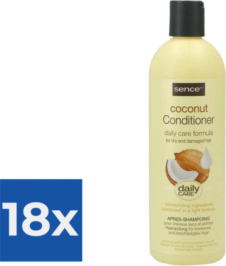 Sence Conditioner Coconut 400 ml Voordeelverpakking 18 stuks