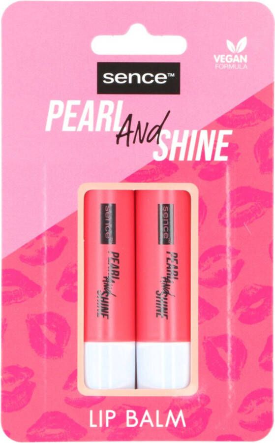 Sence Glow Girls Pearl and Shine Lip Balm 6 x 2 stuks Voordeelverpakking