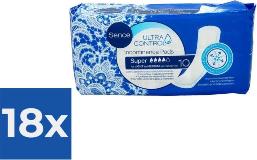 Sence Maandverband Super Plus 10 stuks Voordeelverpakking 18 stuks
