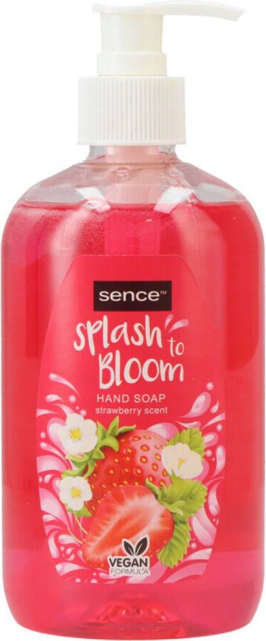 Sence Splash To Bloom Handzeep Aardbei 6 x 500 ml Voordeelverpakking