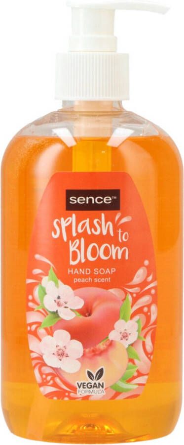 Sence Splash To Bloom Handzeep Perzik 6 x 500 ml Voordeelverpakking