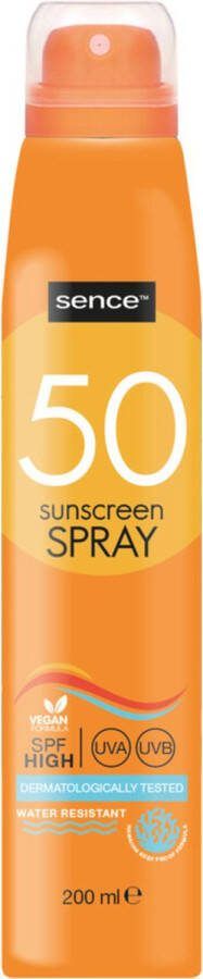 Sence Sun Zonnebrand Spray SPF 50 200 ml
