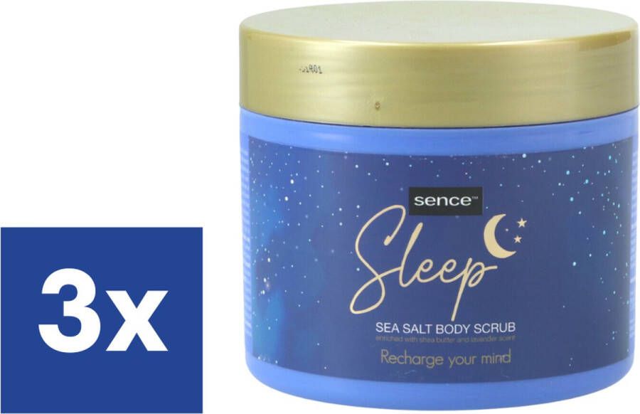 Sence Wellness Sleep Sea Salt Body Scrub 3 x 500 g