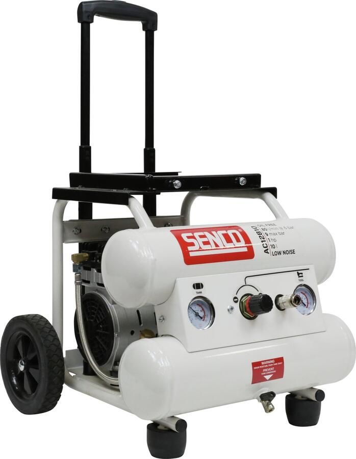 Senco AC12810 Compressor Geluidsarm 750W 9 bar 10L 80L m