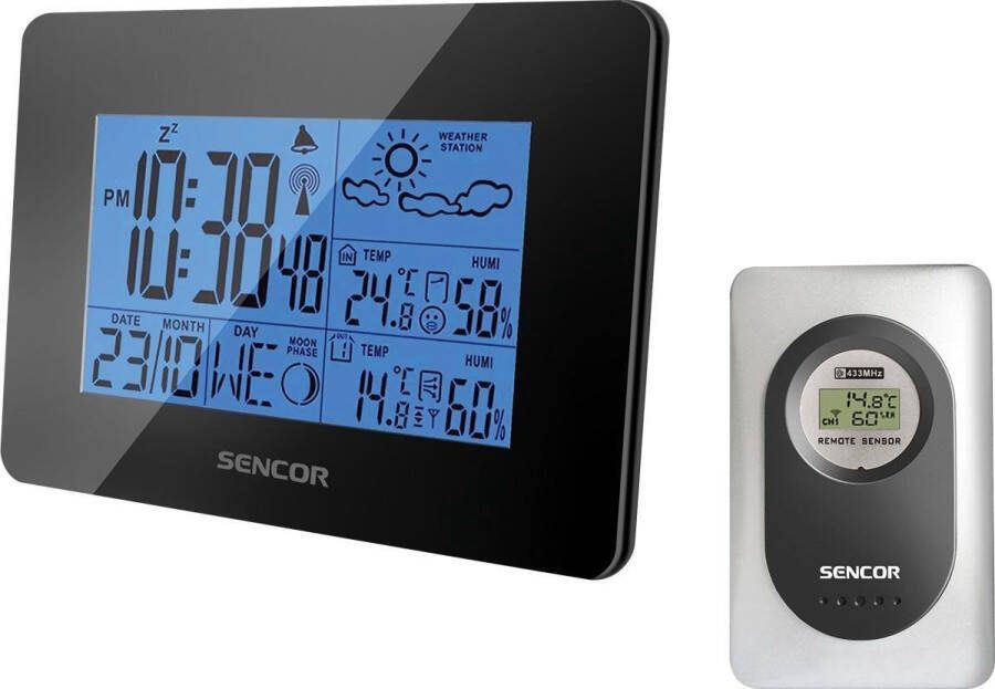 Sencor SWS 51 B Digitaal weerstation Zwart