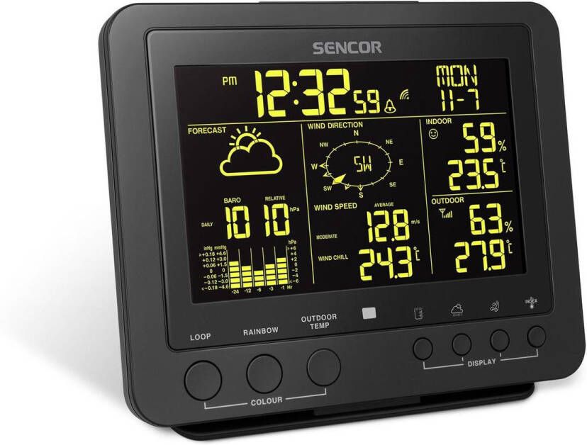 Sencor SWS 9700 Batterij Accu Zwart digitale weerstation