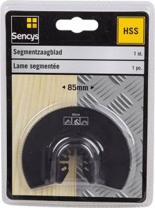 Sencys HSS segmentzaagblad 85mm