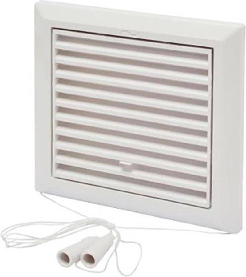 Sencys ventilatierooster met open dicht-stand x 16 cm| wit