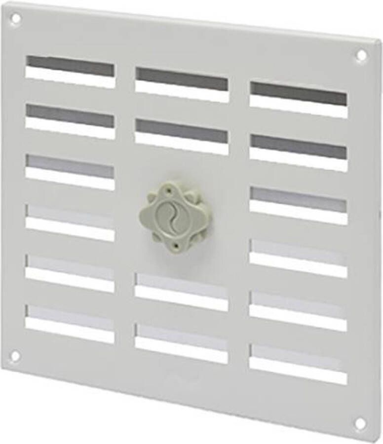 Sencys verstelbaar ventilatierooster x 19.5 cm| wit