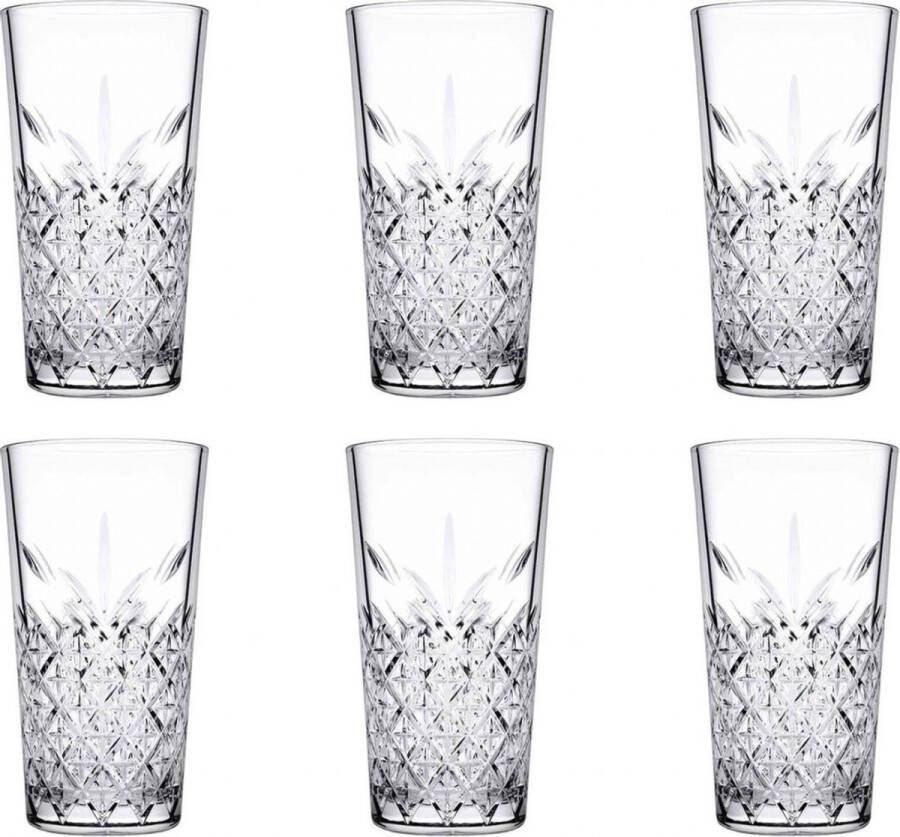 Senella Timeless longdrinkglazen Waterglazen 360ml 14 5cm Transparant 6 stuks