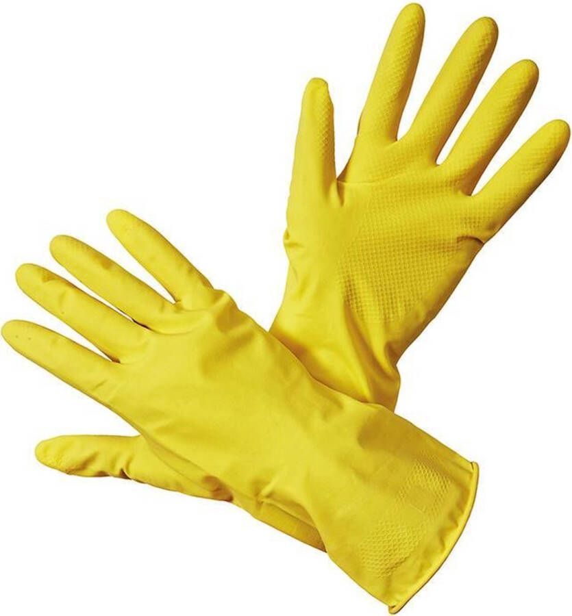 Senpro 12 Paar latex handschoenen Huishoudhandschoenen Extra sterk Herbruikbaar Size L