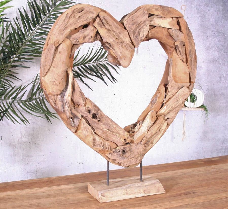 SenS-Line Decoratief Hart Xl Bruin
