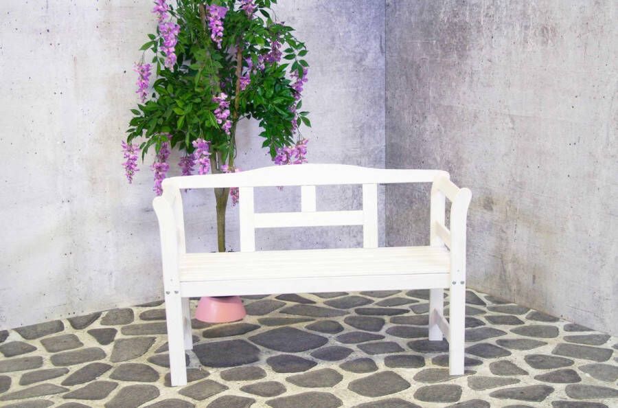 SenS-Line Friesen 2-persoons tuinbank wit - Foto 2