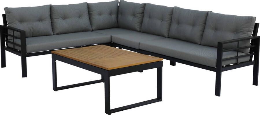 SenS-Line Genua alu. Loungeset Zwart