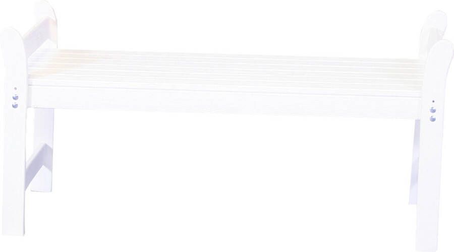 SenS-Line Grunn Tuinbank White 113 Cm Wit