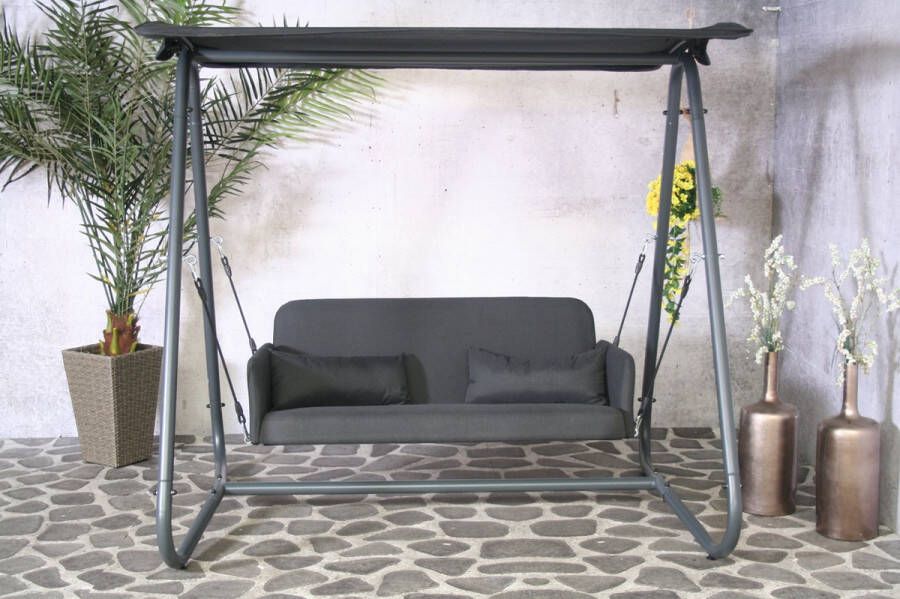 SenS-Line Haiti Schommelbank 2-zits Zwart