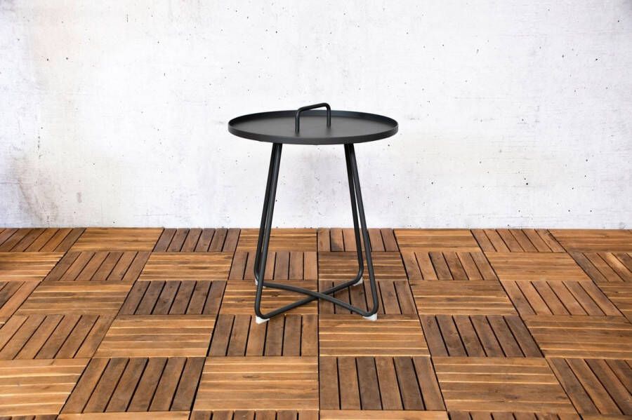 SenS-Line Outdoor Bijzettafel Jennifer 50cm antraciet Rond