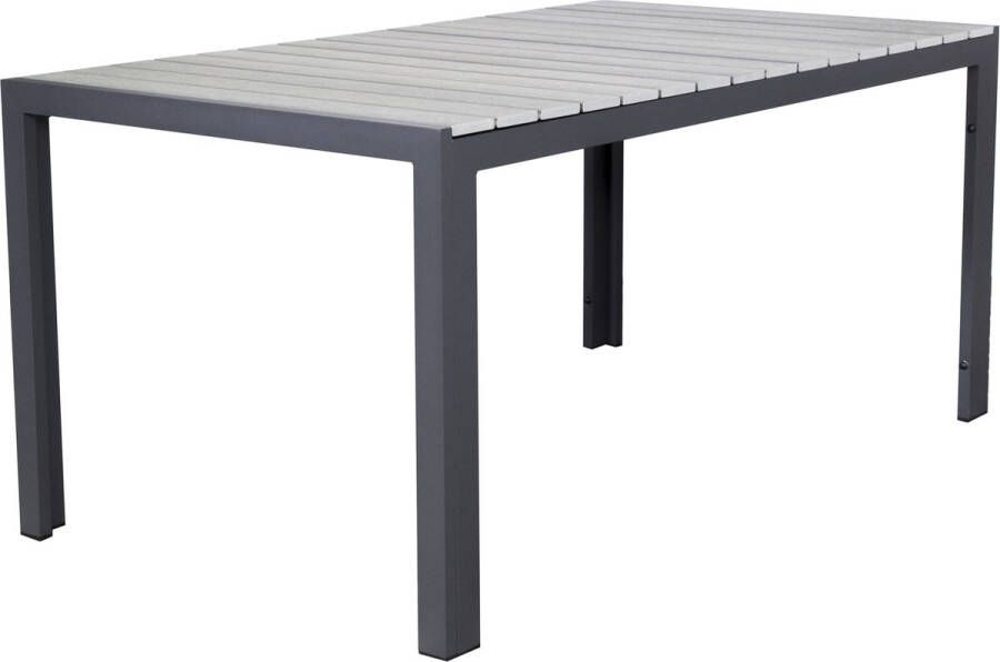 SenS-Line Jersey Tuintafel Grey 160x90 Cm Grijs
