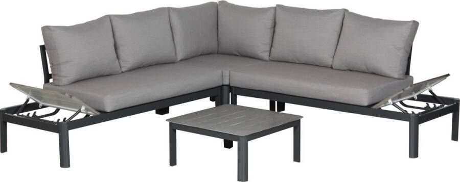 SenS-Line Leroy Aluminium Loungeset Grijs