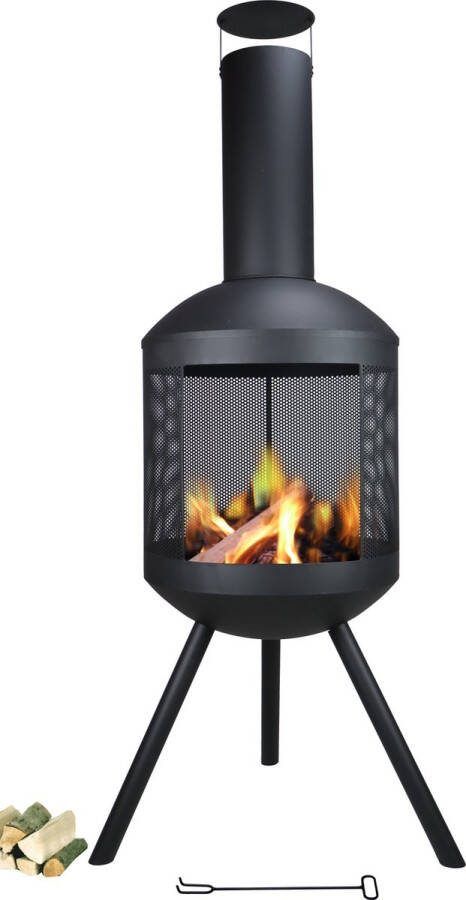 SenS-Line Obelix firepit Zwart Tuinhaard