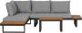 SenS-Line Olympia Multifunctionele loungeset Voor Buiten 3-delige Set Aluminium Acacia Polyester - Thumbnail 5