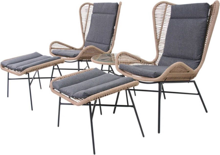 Meubelplaats Tuinset Milan Relax Balkonset Sand