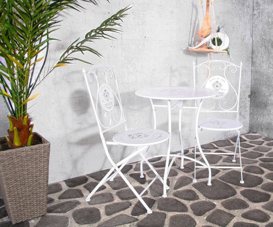 SenS-Line Sensline Paris bistro set white (2 chairs + 1 table)