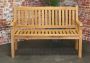 Merkloos Sans marque SenS-Line Sipora Teak Tuinbank 130 Cm Bruin - Thumbnail 1