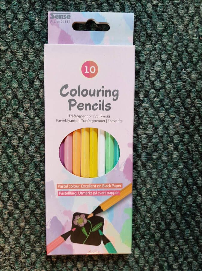 Sense Kleurpotloden Pastel 10 stuks