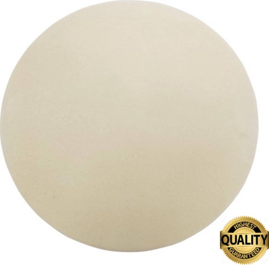 Sensefit Bekoos Large Pizzasteen Pizza & Baking Stone Charcoal Grills Pizza Stone Rond Large (38 cm)