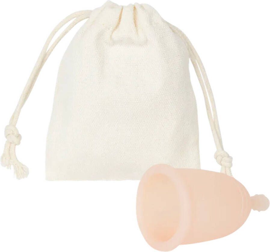 Sensi flow Menstruatie Cup Vegan- Hoge kwaliteit medische siliconen 12 uur lang beschermt inclusief katoenen tasje
