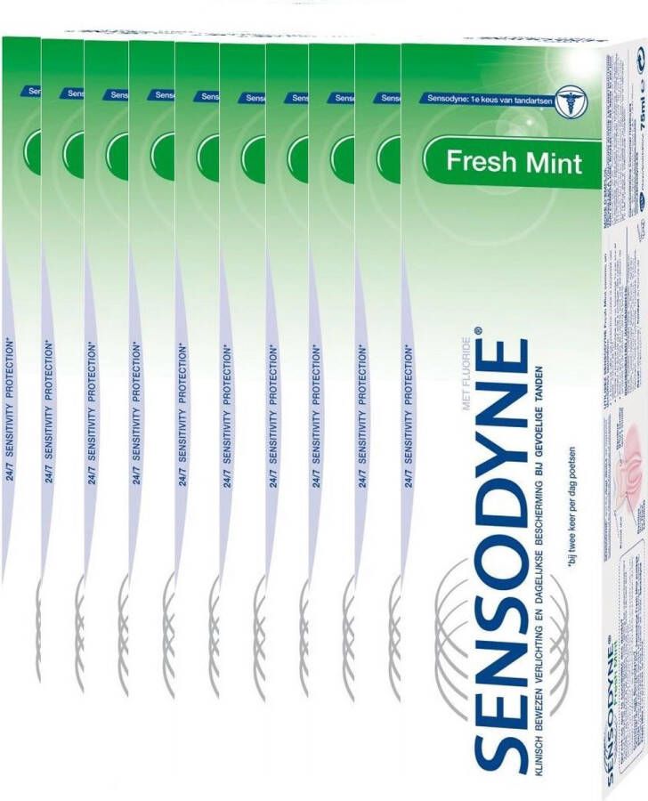 Sensodyne 10 x Freshmint 75 ml Tandpasta