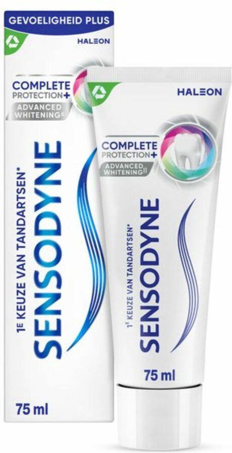 Sensodyne 3x Tandpasta Complete Protection + Advanced Whitening 75 ml