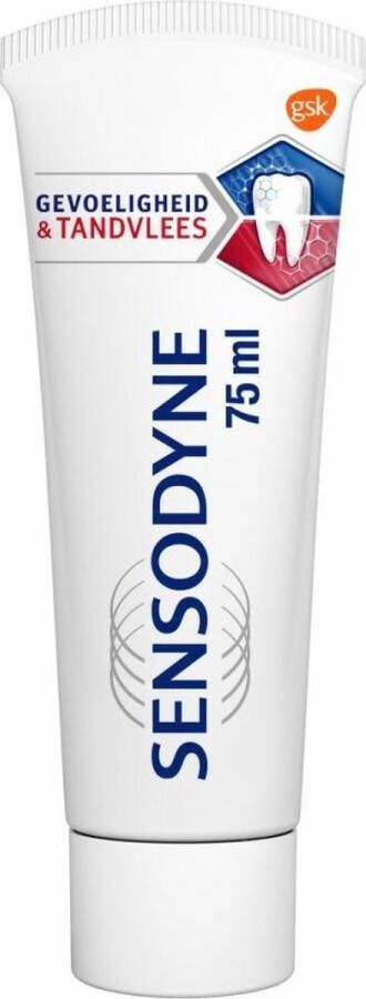 Sensodyne 3x Tandpasta Gevoeligheid & Tandvlees 75 ml