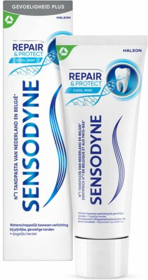 Sensodyne 3x Tandpasta Repair & Protect Cool Mint 75 ml