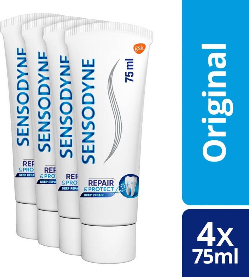 Sensodyne 4x Tandpasta Repair & Protect 75 ml