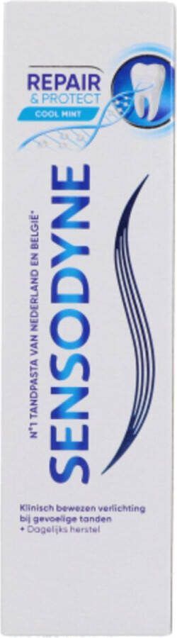 Sensodyne 6x Tandpasta Repair & Protect Cool Mint 75 ml