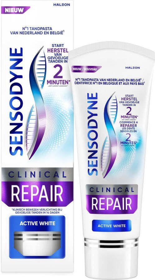 Sensodyne Clinical Repair Active White Tandpasta 75ml