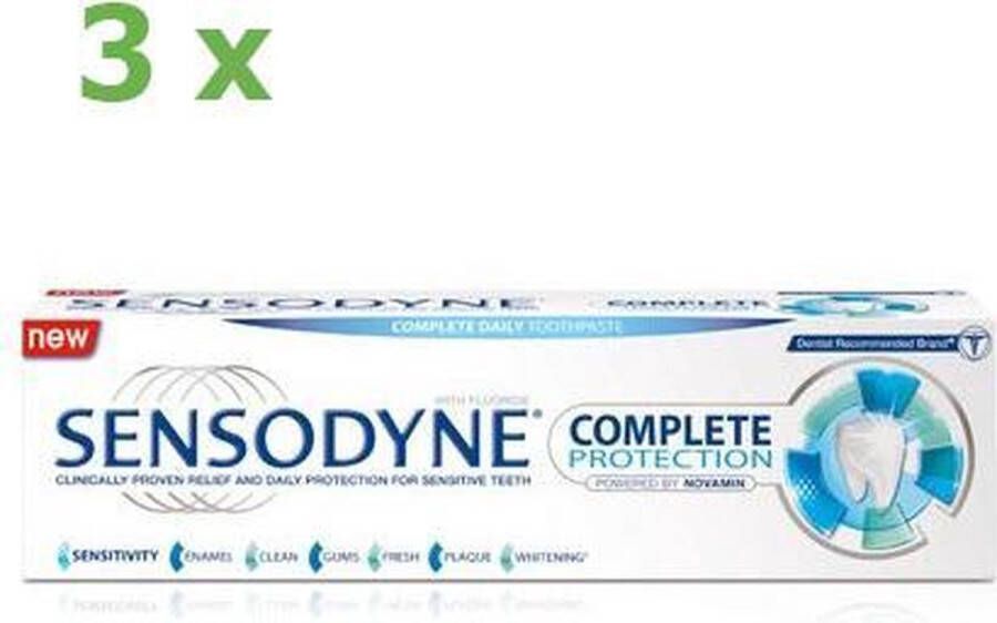 Sensodyne Complete Protection Tandpasta 3 pack