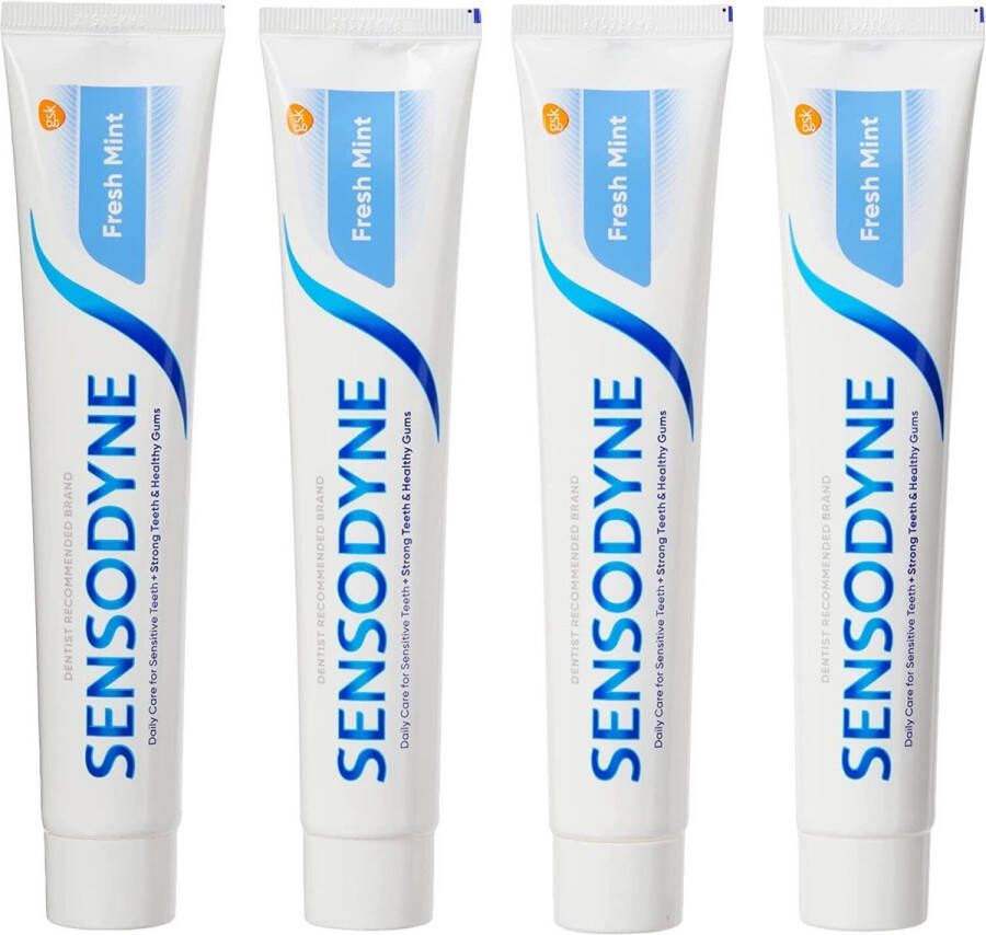 Sensodyne Daily Care Tandpasta Fresh Mint Voor gevoelige Tanden Voordeelverpakking 6 x 75ml