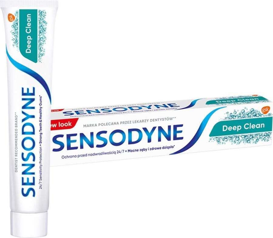 Sensodyne Diepgaande Schone Tandpasta 75ml