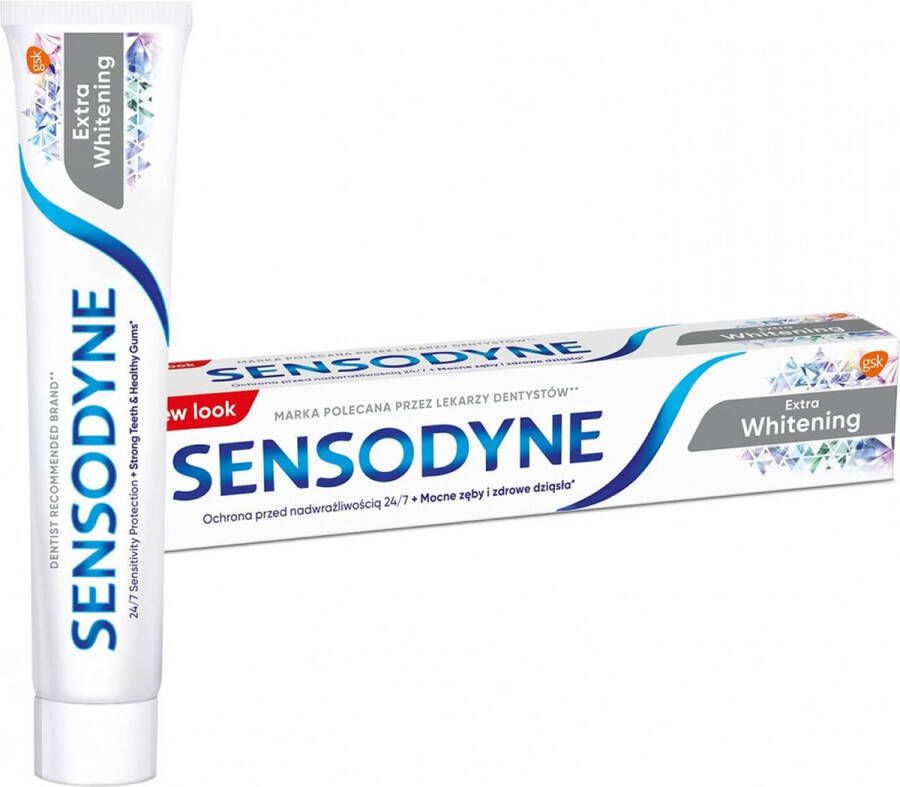 Sensodyne Extra Whitening tandpasta met fluoride 75ml