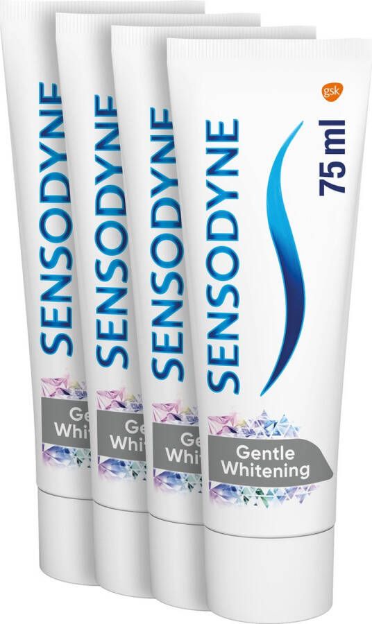 Sensodyne Gentle Whitening 4 X 75 ML Tandpasta voor gevoelige tanden